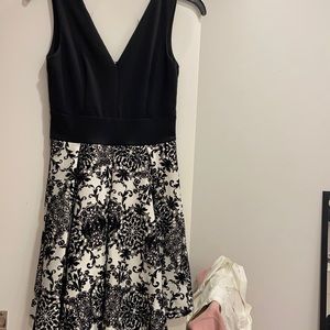 Kids Cute Formal black and white dress